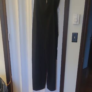 Sleek Black Sleeveless Jumpsuit